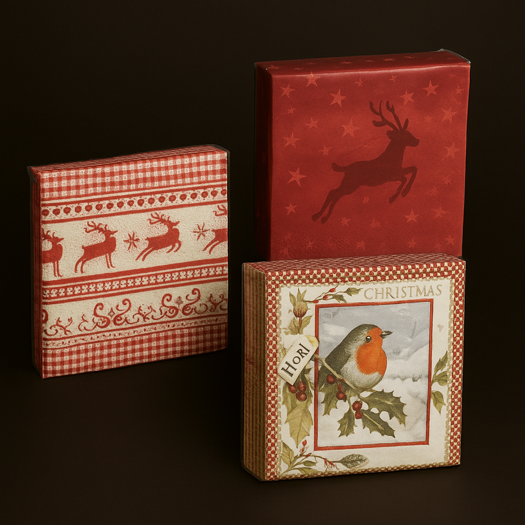 Serwetki papierowe bożonarodzeniowe