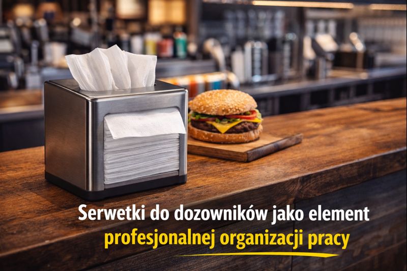 Serwetki do dozowników – profesjonalna organizacja pracy w gastronomii