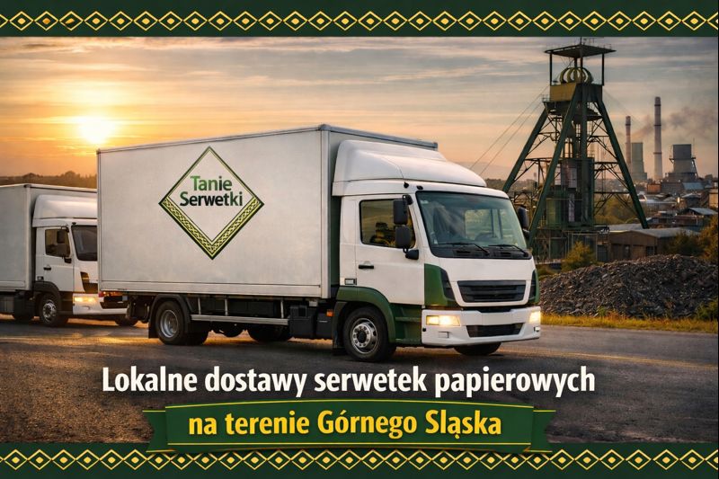 Lokalne dostawy serwetek papierowych na terenie Górnego Śląska – tanieserwetki.pl